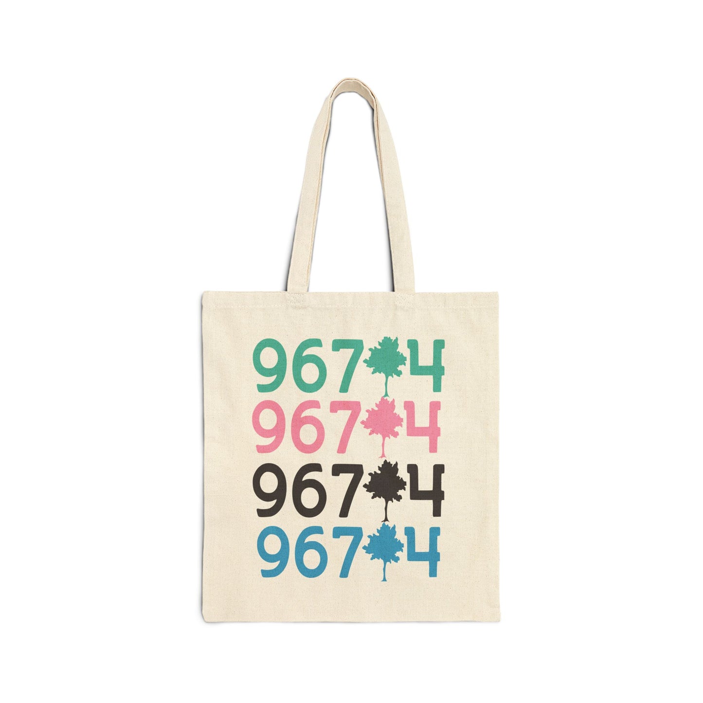 967TREE4 Eco Friendly Cotton Canvas Tote Bag ~ Kalakoa