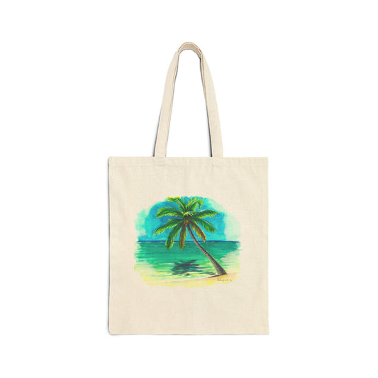 Hawaiian Palms by Patrick Ching – Eco Friendly Cotton Canvas Tote Bag