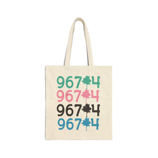 967TREE4 Eco Friendly Cotton Canvas Tote Bag ~ Kalakoa